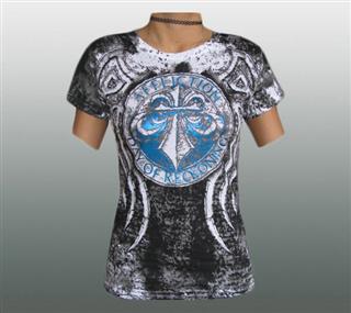 AFFLICTION DAMEN SHIRT Gr. L / XL #200