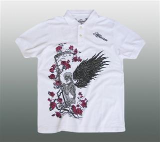 AFFLICTION POLO SHIRT Gr. L #036-1