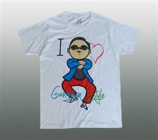 PSY GANGNAM STYLE T-SHIRT GR. XL#G01-2