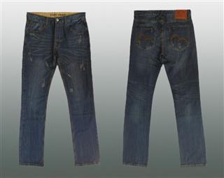 EVISU JEANS Größe 33"x 32,5" #EV123