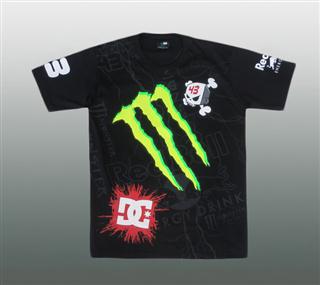 DC MONSTER RED BULL T-SHIRT Gr. M / L / XL #DC18-1