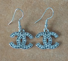 CHANEL OHRRINGE MIT STRASS #CC014S