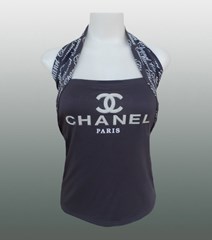 CHANEL DAMEN SHIRT MIT STRASS  #CH017G