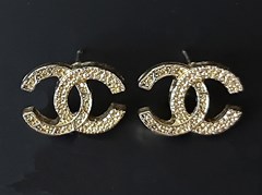 CHANEL OHRRINGE MIT STRASS #CH017G