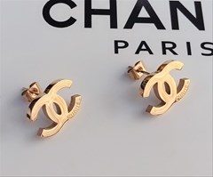 CHANEL STAINLESS OHRRINGE #CH01G-ST