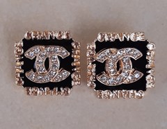 CHANEL OHRRINGE MIT STRASS #CH025G