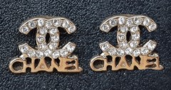 CHANEL OHRRINGE MIT STRASS #CH055MG