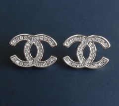 CHANEL OHRRINGE MIT STRASS #CH068SW
