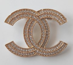 ANSTECKNADEL / PIN / BROSCHE IM CHANEL DESIGN #CH315G