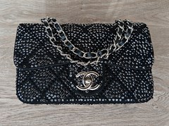 CHANEL HANDTASCHE MIT STRASSBESATZ #CH490