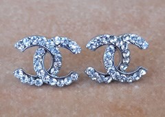 CHANEL OHRRINGE MIT STRASS #CH569S