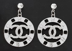 CHANEL OHRRINGE MIT STRASS #CH650S