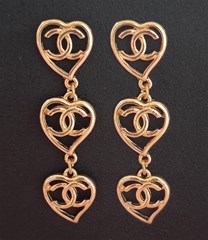 CHANEL OHRRINGE MIT HERZ #CH652G