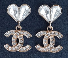 CHANEL OHRRINGE MIT STRASS #CH653G