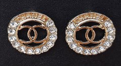 CHANEL OHRRINGE MIT STRASS #CH660G 