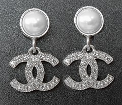 CHANEL OHRRINGE MIT STRASS #CC668S
