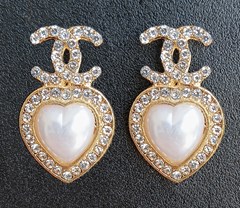 CHANEL OHRRINGE MIT STRASS #CC669G