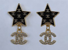 CHANEL OHRRINGE MIT STRASS #CC671G