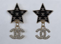CHANEL OHRRINGE MIT STRASS #CC671S