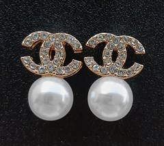 CHANEL OHRRINGE MIT STRASS #CH673G