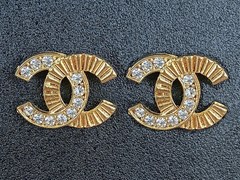 CHANEL OHRSTECKER MIT STRASS #CH677G