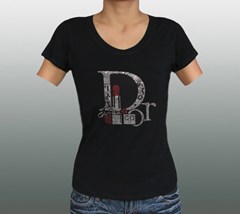 DIOR DAMEN SHIRT MIT STRASS #DIO012S