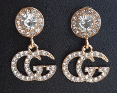 DESIGNER OHRRINGE MIT STRASS #GUC09G