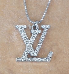 LV KETTE MIT STRASS #LV300S