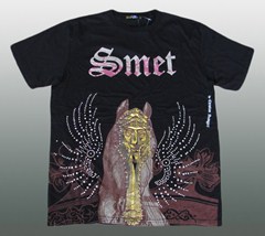 SMET T-SHIRT MIT STRASS Gr. XL #SM004-1