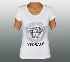 VERSACE DAMEN SHIRT MIT STRASS #VE126