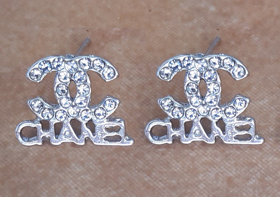 CC OHRRINGE MIT STRASS CC Earrings with blink blink