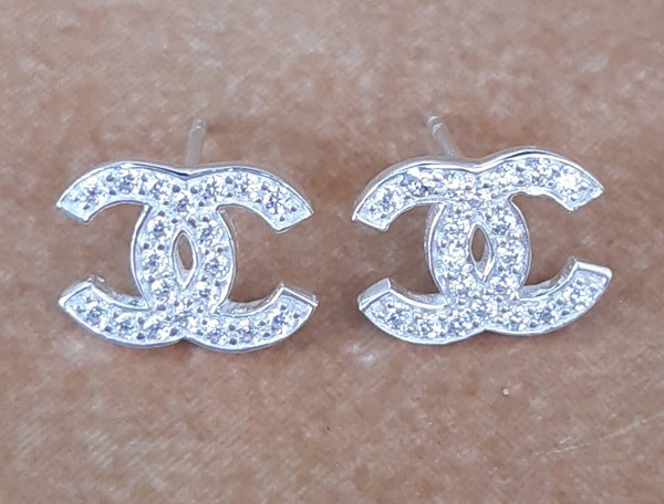 CC OHRRINGE AUS SILBER