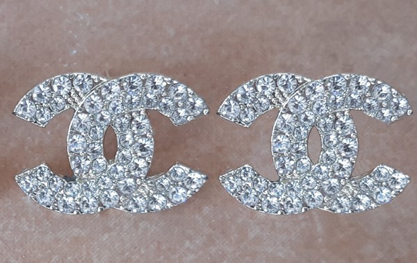 CC OHRRINGE MIT STRASS  CC EARRING