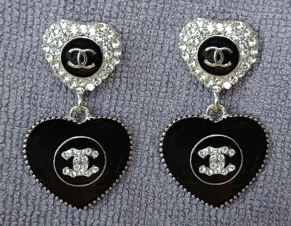 CC HERZ OHRRINGE MIT STRASS