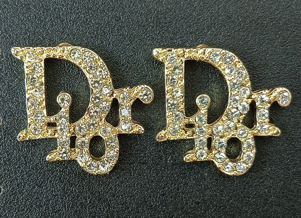 DIOR OHRRINGE MIT STRASS