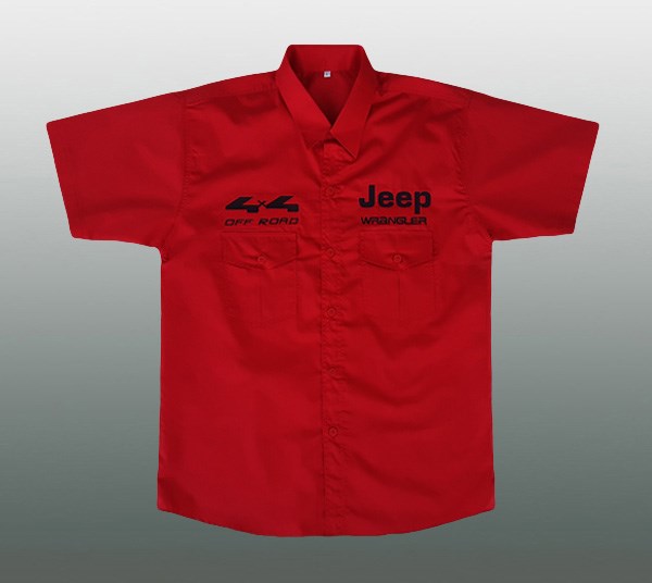 JEEP WRANGLER SHIRT RED