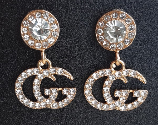 DESIGNER OHRRINGE MIT STRASS