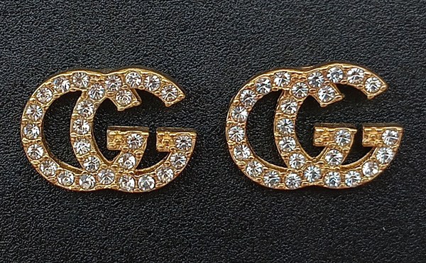 DESIGNER OHRRINGE mit Strass
