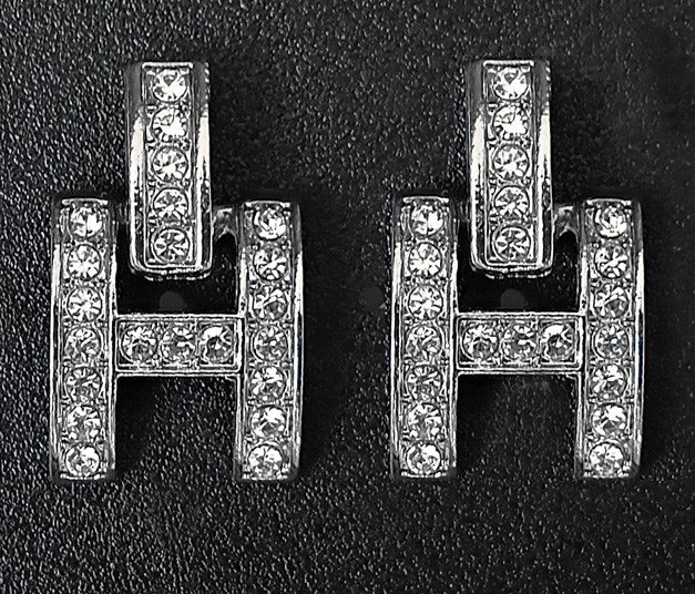 H OHRRINGE MIT STRASS