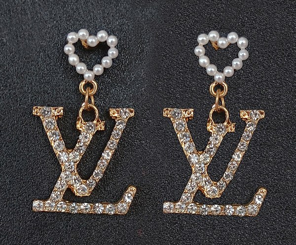 LV OHRRINGE mit Strass