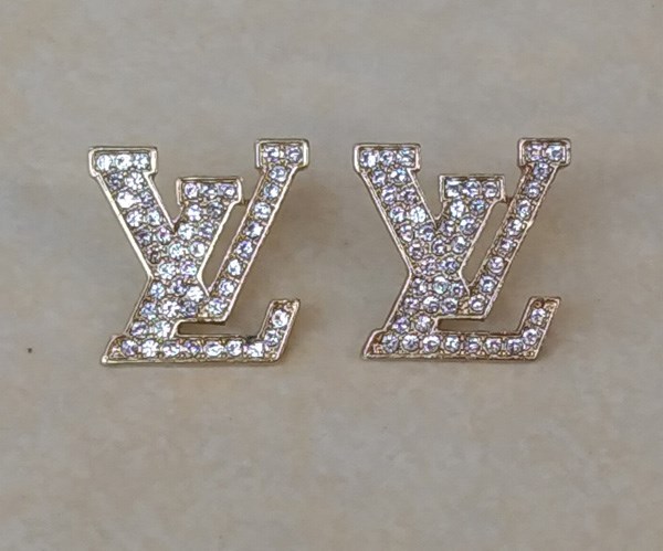 LV OHRRINGE MIT STRASS