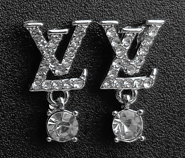 LV OHRRINGE mit Strass