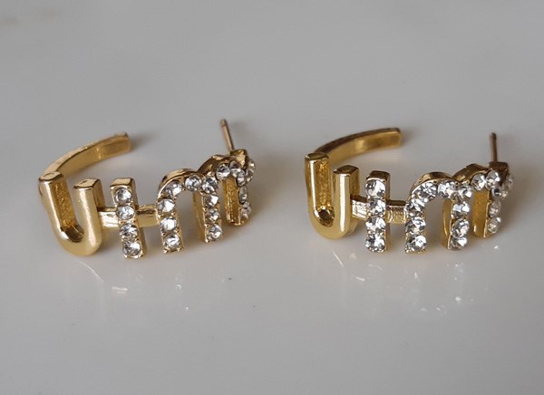MIU OHRRINGE MIT STRASS