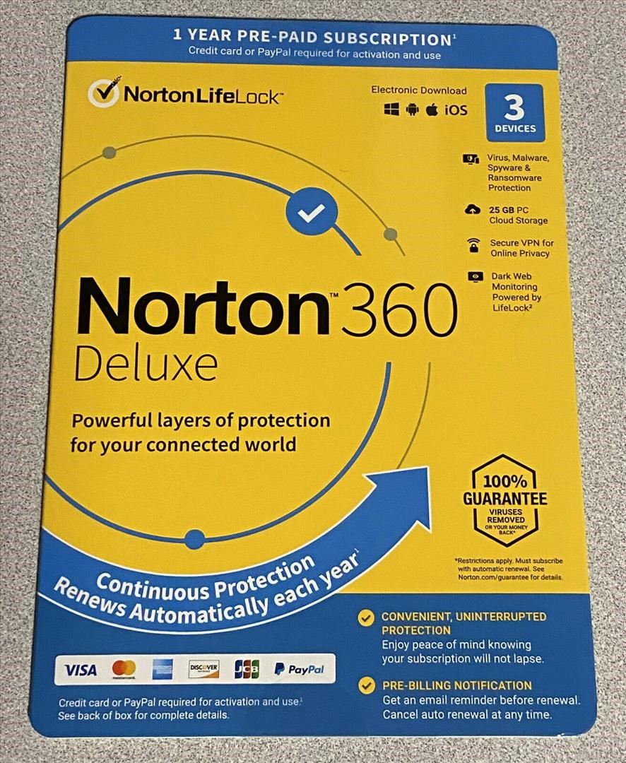 NORTON360 DELUX 3PC