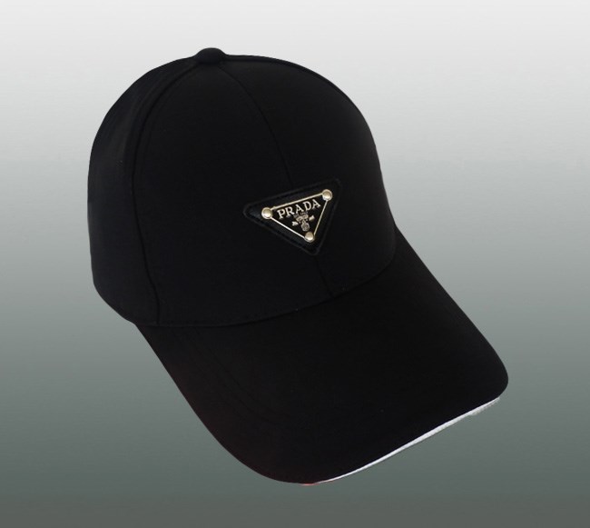 Prada cap black online